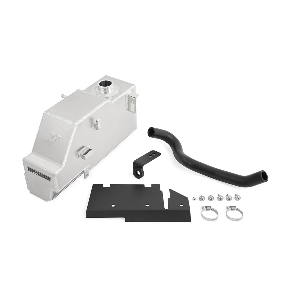 Mishimoto — Mishimoto 11-19 Ford 6.7L Powerstroke Aluminum Degas Tank - Natural
Coolant Reservoir - view 8